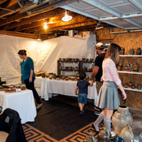 Off The Beaten Path Studio Tour ~  2016 at Kathe Reed's Beads with guest artist Jody Windus, Ravewood Pottery