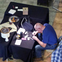 Bryan at the Art Prowl in Cookeville, TN, November, 2016.