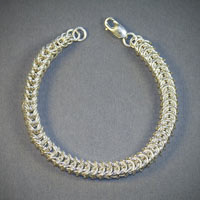 Sterling Silver Queens Link Bracelet $95