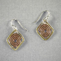 Copper Brass Earings $24.00