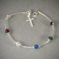 Sterling Silver Salvation Bracelet (you choose length) $28