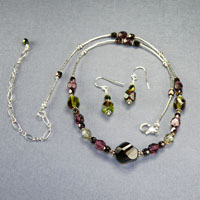 Sterling Silver Vintage Czec Glass 16"-20" $38