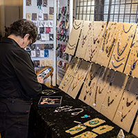 Our booth at the Art Prowl in Cookeville, TN, November 2017.